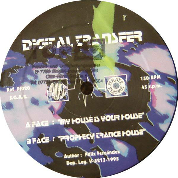 Digital Transfer - My House Is Your House | Pirate Records (PI020) - 4