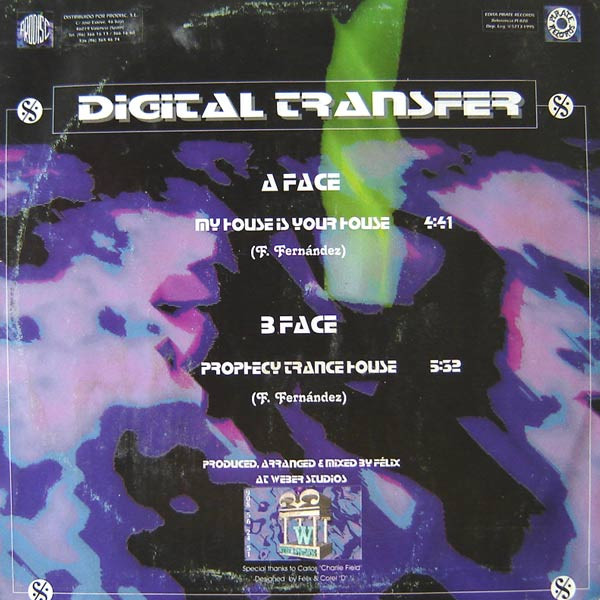Digital Transfer - My House Is Your House | Pirate Records (PI020) - 2