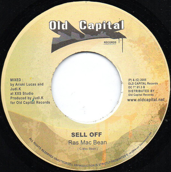 Lorenzo / Ras Mac Bean - Let It Blaze / Sell Off | Old Capital Records (OC7 01.3) - 2