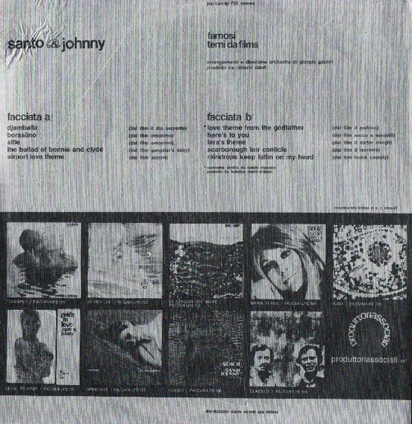 Santo & Johnny - Famosi Temi Da Films | Produttori Associati (PA/CAN/LP 710) - 2 Santo & Johnny - Famosi Temi Da Films | Produttori Associati (PA/CAN/LP 710) - 2