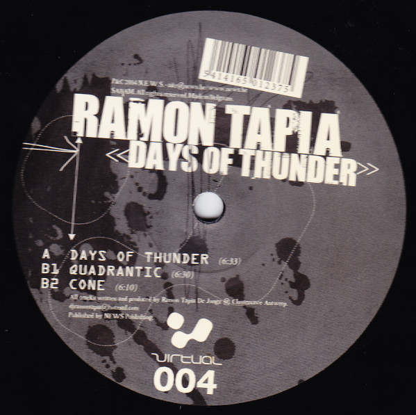 Ramon Tapia - Days Of Thunder | Virtual (VIRTUAL 004) - 2