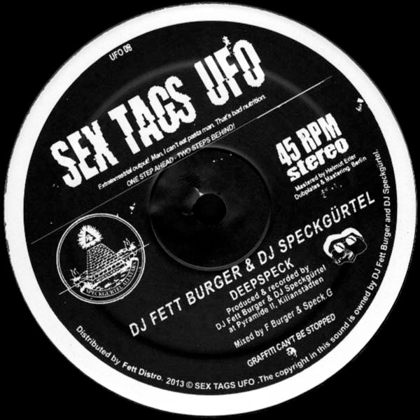 DJ Fett Burger & DJ Speckgürtel - Speckbass | Sex Tags UFO (UFO 08) - 2