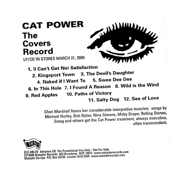 Cat Power - The Covers Record | Matador (OLE 426-2V) - main