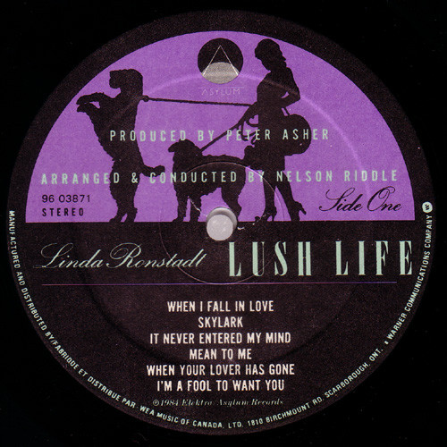 Linda Ronstadt - 'Round Midnight | Asylum Records (9 60489-1-LR) - 4 Linda Ronstadt - 'Round Midnight | Asylum Records (9 60489-1-LR) - 4