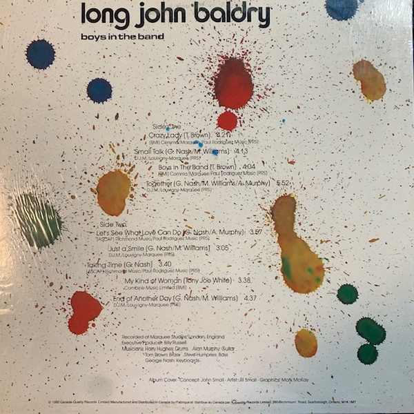 Long John Baldry - Boys In The Band | Quality (SV 2068) - 2