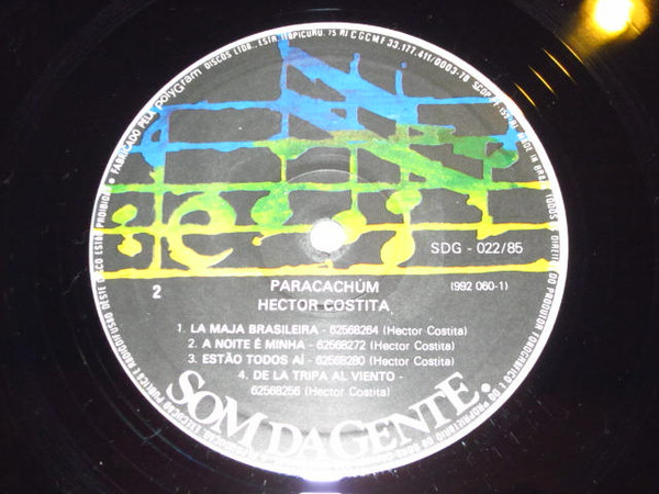 Hector Costita - Paracachúm | Som Da Gente (SDG-022/85) - 3 Hector Costita - Paracachúm | Som Da Gente (SDG-022/85) - 3
