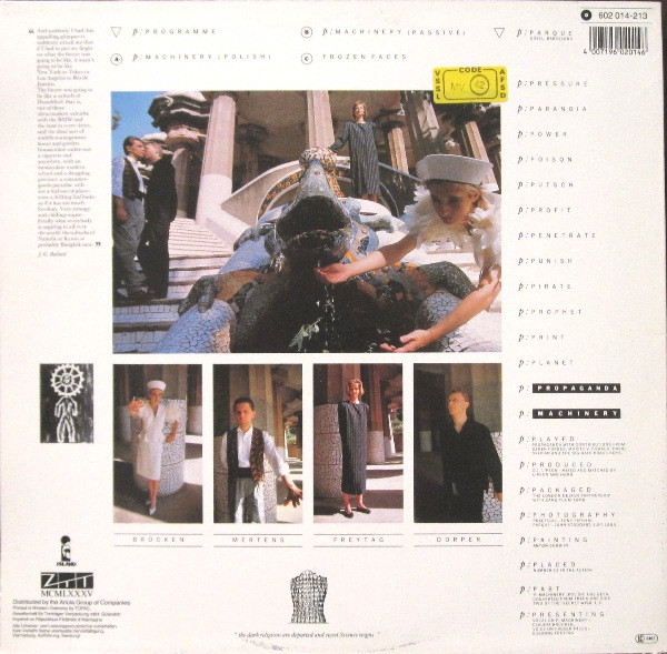Propaganda - p: Machinery (Polish) | Island Records (602 014-213) - 2
