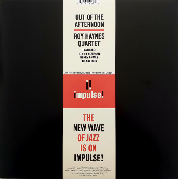 Roy Haynes Quartet - Out Of The Afternoon | Impulse! (00602577464317) - 3