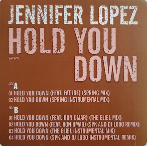 Jennifer Lopez - Hold You Down | Epic (55419-S1)