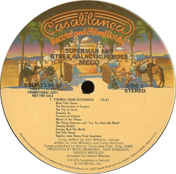 Meco Monardo - Superman And Other Galactic Heroes | Casablanca (NBLP 7136 DJ) - 3 Meco Monardo - Superman And Other Galactic Heroes | Casablanca (NBLP 7136 DJ) - 3