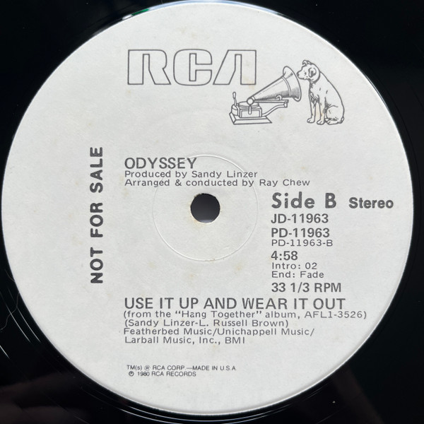 Odyssey - Don't Tell Me, Tell Her / Use It Up And Wear It Out | RCA Victor (JD-11963) - main Odyssey - Don't Tell Me, Tell Her / Use It Up And Wear It Out | RCA Victor (JD-11963) - main