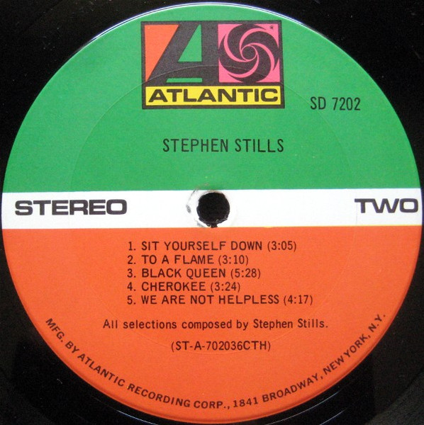 Stephen Stills - Stephen Stills | Atlantic (SD 7202) - 4