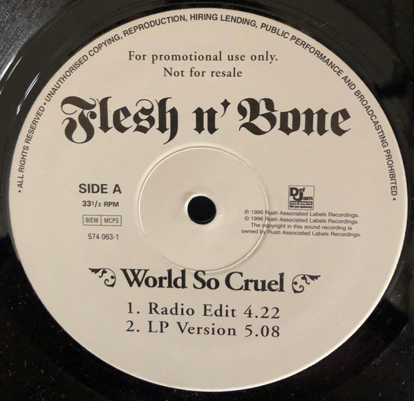 Flesh-N-Bone - World So Cruel | Def Jam Music Group Inc. (574 063-1) - 3