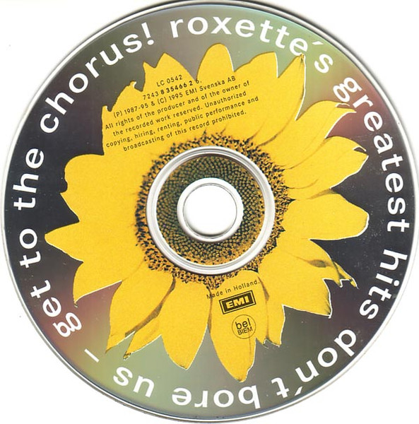 Roxette - Don't Bore Us - Get To The Chorus! (Roxette's Greatest Hits) | EMI (7243 8354662 6) - 4