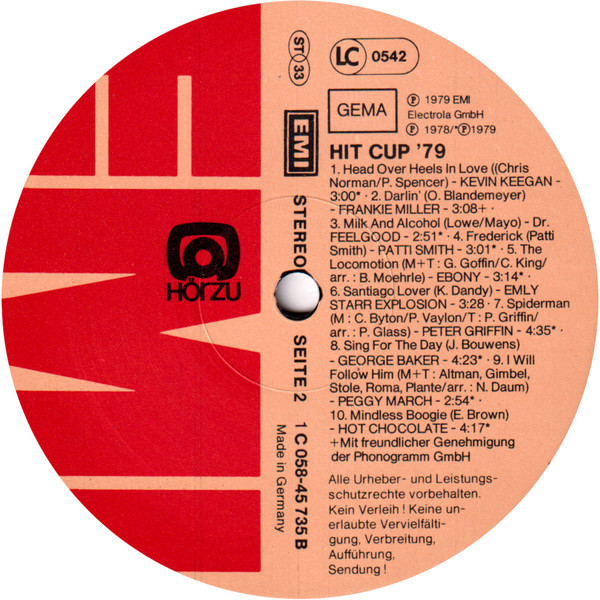 Various - Hit Cup '79 | EMI (1C 058-45 735) - 4