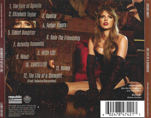 Taylor Swift - The Life Of A Showgirl (w/ 2 sided poster) | Republic Records (602478474217) - 2