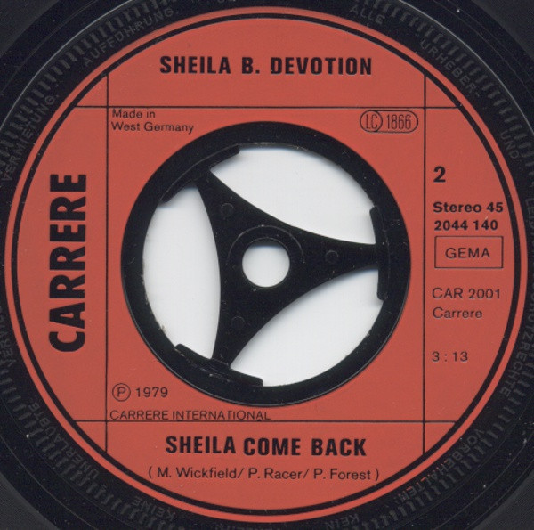 Sheila & B. Devotion - Seven Lonely Days | Carrere (2044 140) - 4