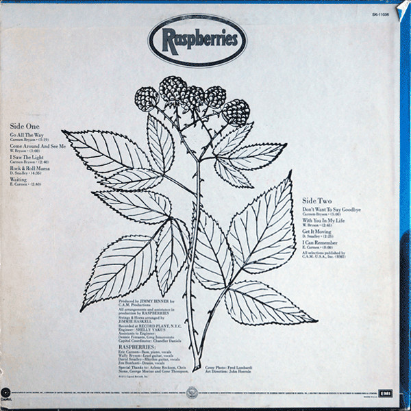 Raspberries - Raspberries | Capitol Records (SK-11036) - 2