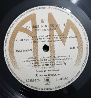 Burt Bacharach - Portrait In Music, Vol. II | A&M Records (AMLS 68159) - 4