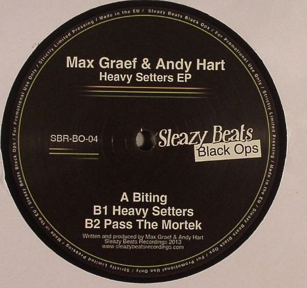 Max Graef & Andy Hart - Heavy Setters EP | Sleazy Beats Black Ops (SBR-BO-04)