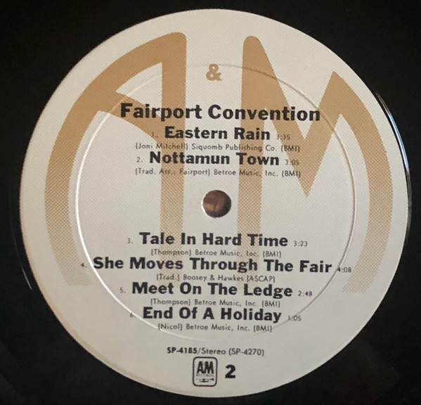 Fairport Convention - Fairport Convention | A&M Records (SP 4185) - 4