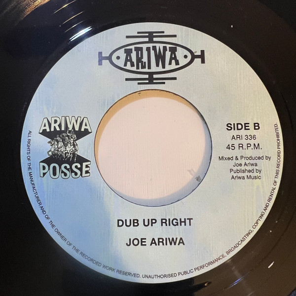Ashanti Selah , Joe Ariwa - Live Up Right | Ariwa (ARI 336) - 2