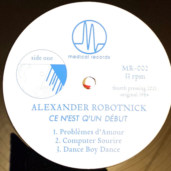 Alexander Robotnick - Ce N'Est Q'Un Début | Medical Records LLC (MR-002) - 3
