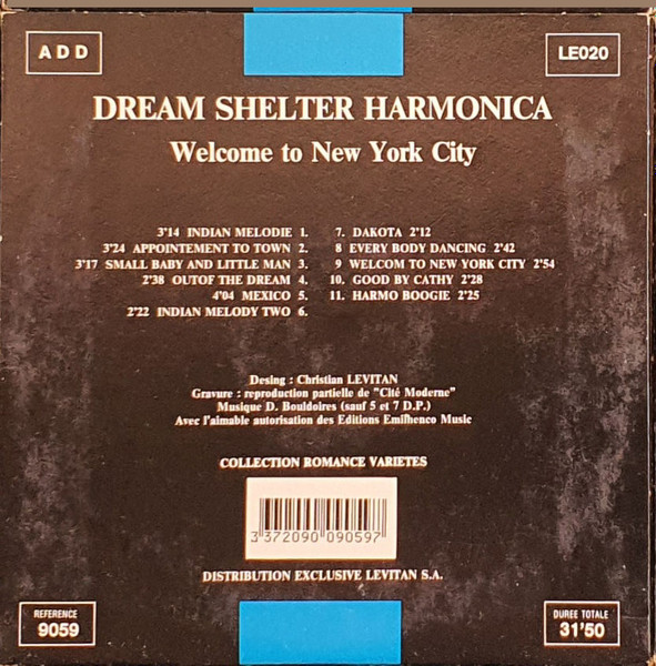 Daniel Bouldoires - Dream Shelter Harmonica - Welcome To New York City | Romance Variétés (9059) - 2 Daniel Bouldoires - Dream Shelter Harmonica - Welcome To New York City | Romance Variétés (9059) - 2