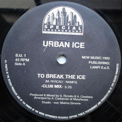 Urban Ice - To Break The Ice | Special Underground (S.U. 1) - main Urban Ice - To Break The Ice | Special Underground (S.U. 1) - main