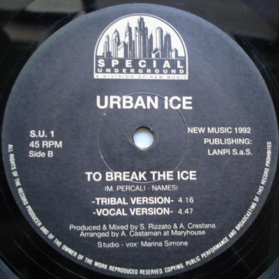 Urban Ice - To Break The Ice | Special Underground (S.U. 1) - 2 Urban Ice - To Break The Ice | Special Underground (S.U. 1) - 2