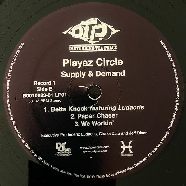 Playaz Circle - Supply & Demand | Disturbing Tha Peace (B0010083-01) - 4 Playaz Circle - Supply & Demand | Disturbing Tha Peace (B0010083-01) - 4
