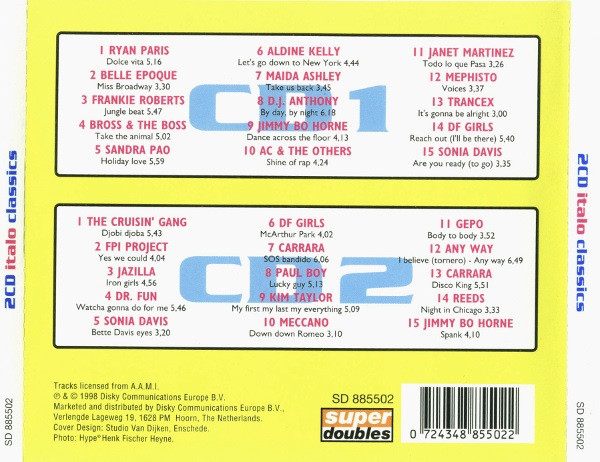 Various - Italo Classics | Super Doubles (SD 885502) - 3