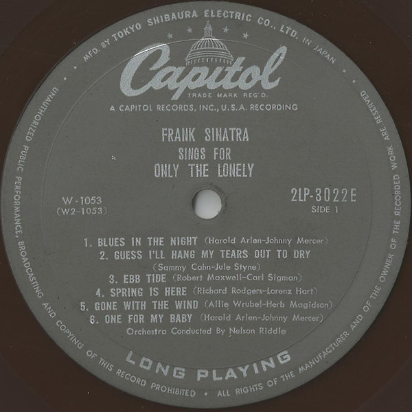 Frank Sinatra - Frank Sinatra Sings For Only The Lonely | Capitol Records (2LP 3022E) - 4 Frank Sinatra - Frank Sinatra Sings For Only The Lonely | Capitol Records (2LP 3022E) - 4