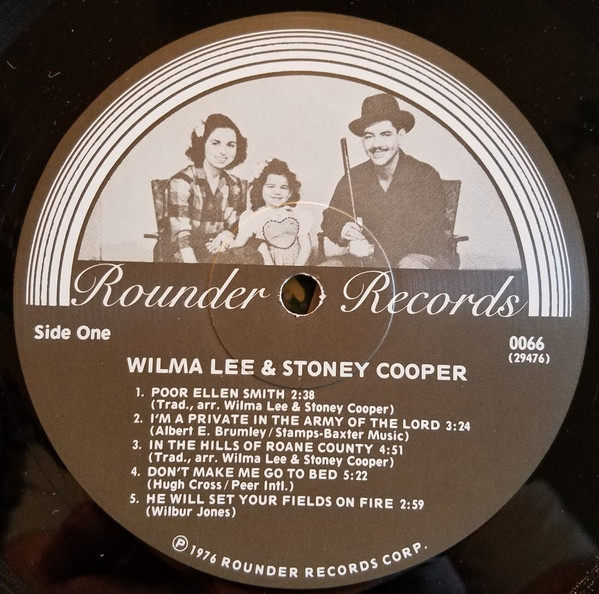 Wilma Lee & Stoney Cooper With The Clinch Mountain Clan - Wilma Lee & Stoney Cooper | Rounder Records (0066) - 3 Wilma Lee & Stoney Cooper With The Clinch Mountain Clan - Wilma Lee & Stoney Cooper | Rounder Records (0066) - 3