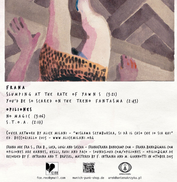 Frana , Opiliones - Frana / Opiliones Split | Munich-Punk-Shop (MPS 028) - 2 Frana , Opiliones - Frana / Opiliones Split | Munich-Punk-Shop (MPS 028) - 2