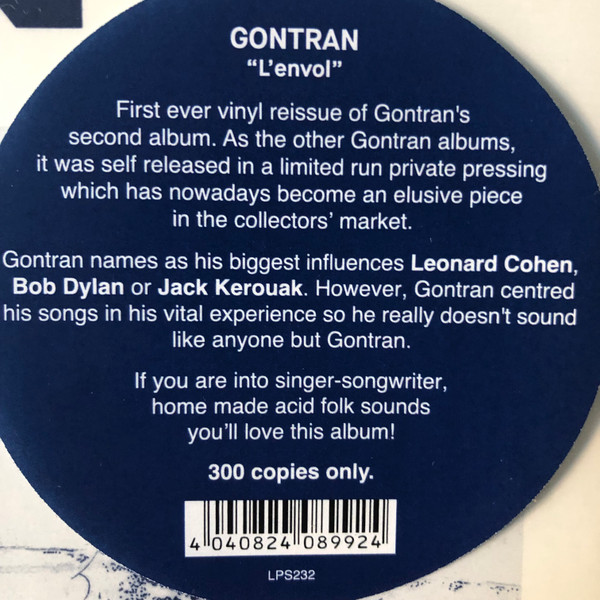 Gontran - L'Envol | Wah Wah Records (LPS232) - 2