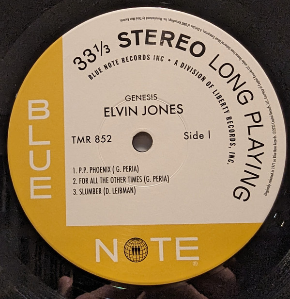 Elvin Jones - Genesis | Blue Note (TMR-852) - 2