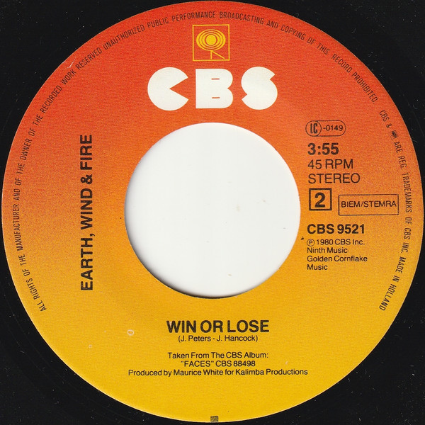 Earth, Wind & Fire - And Love Goes On | CBS (CBS 9521) - 4 Earth, Wind & Fire - And Love Goes On | CBS (CBS 9521) - 4