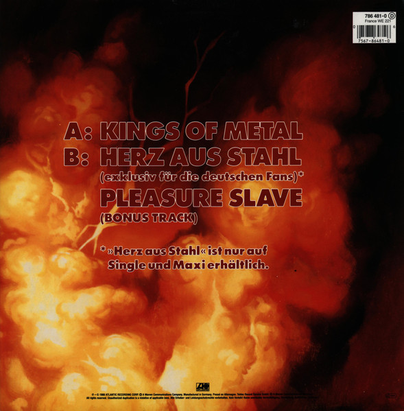 Manowar - Kings Of Metal / Herz Aus Stahl | Atlantic (786 481-0) - 2