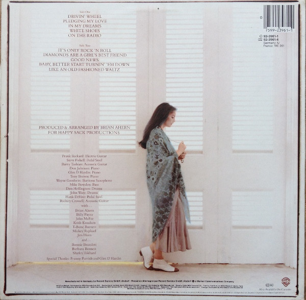 Emmylou Harris - White Shoes | Warner Bros. Records (92-3961-1) - 2