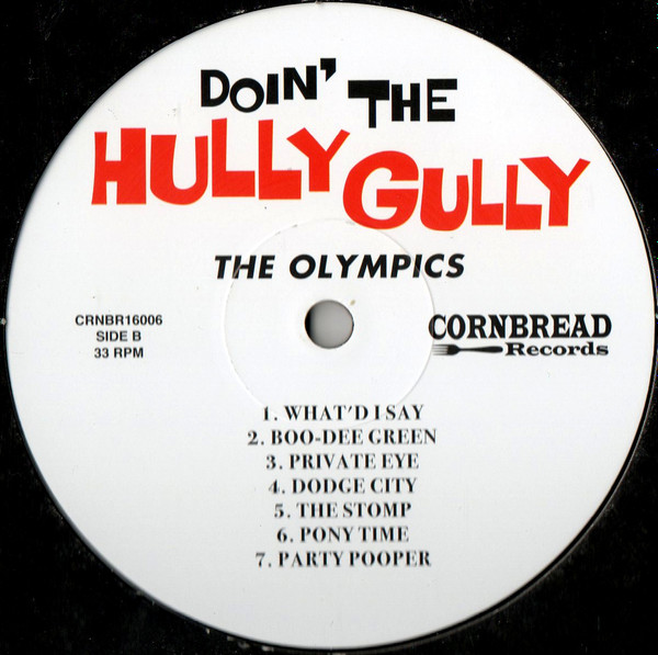 The Olympics - Doin' The Hully Gully | Cornbread Records (CRNBR16006) - 4