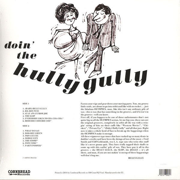 The Olympics - Doin' The Hully Gully | Cornbread Records (CRNBR16006) - 2