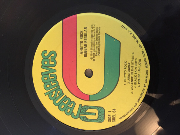 Reggae Regular - Ghetto Rock | Greensleeves Records (CGR/GREL 64) - 3 Reggae Regular - Ghetto Rock | Greensleeves Records (CGR/GREL 64) - 3