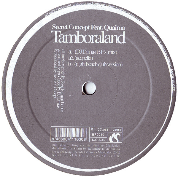 Secret Concept Feat. Quaima - Tamboraland | BeatFreak Recordings (BF0030) - 3