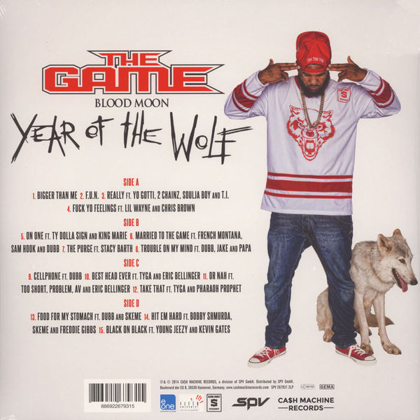 The Game - Blood Moon (Year Of The Wolf) | Ca$h Machine Records (SPV 267931 2LP) - 2