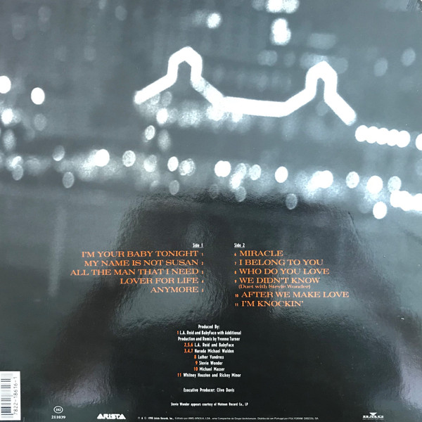 Whitney Houston - I'm Your Baby Tonight | Arista (211 039) - 2