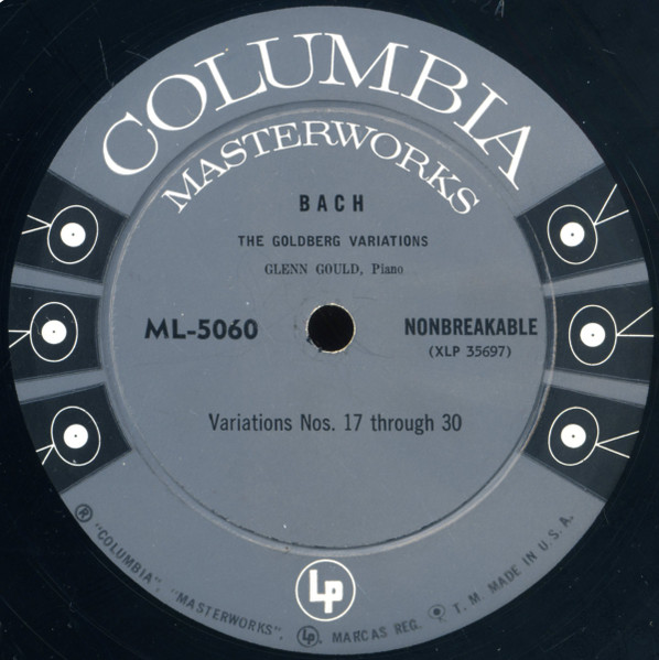 Johann Sebastian Bach : Glenn Gould - The Goldberg Variations | Columbia Masterworks (ML 5060) - 4 Johann Sebastian Bach : Glenn Gould - The Goldberg Variations | Columbia Masterworks (ML 5060) - 4