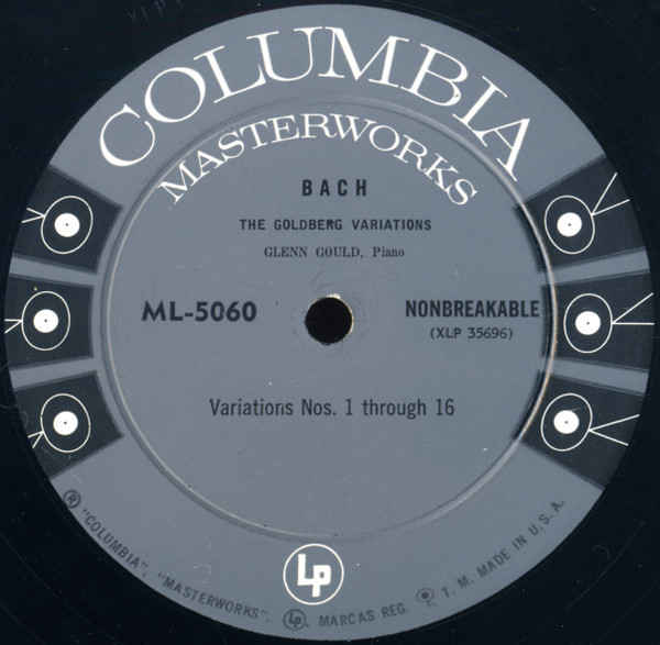 Johann Sebastian Bach : Glenn Gould - The Goldberg Variations | Columbia Masterworks (ML 5060) - 3 Johann Sebastian Bach : Glenn Gould - The Goldberg Variations | Columbia Masterworks (ML 5060) - 3