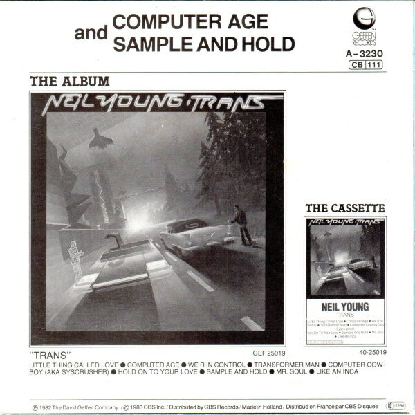 Neil Young - Computer Age | Geffen Records (A-3230) - 2 Neil Young - Computer Age | Geffen Records (A-3230) - 2