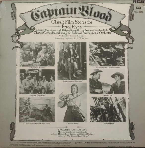 Charles Gerhardt , National Philharmonic Orchestra - Captain Blood — Classic Film Scores For Errol Flynn | RCA Red Seal (ARL1-0912) - 2 Charles Gerhardt , National Philharmonic Orchestra - Captain Blood — Classic Film Scores For Errol Flynn | RCA Red Seal (ARL1-0912) - 2